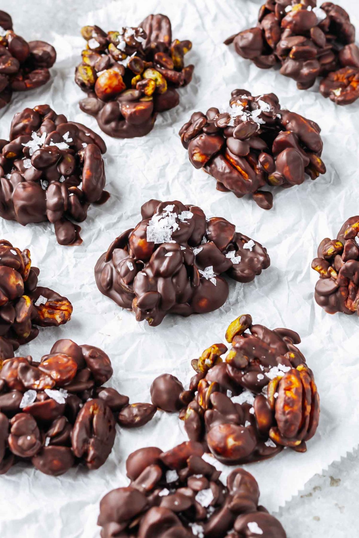 Keto Chocolate Fat Bomb Nut Clusters