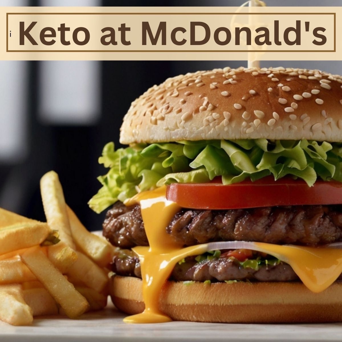 Everything Keto at McDonald’s in 2024