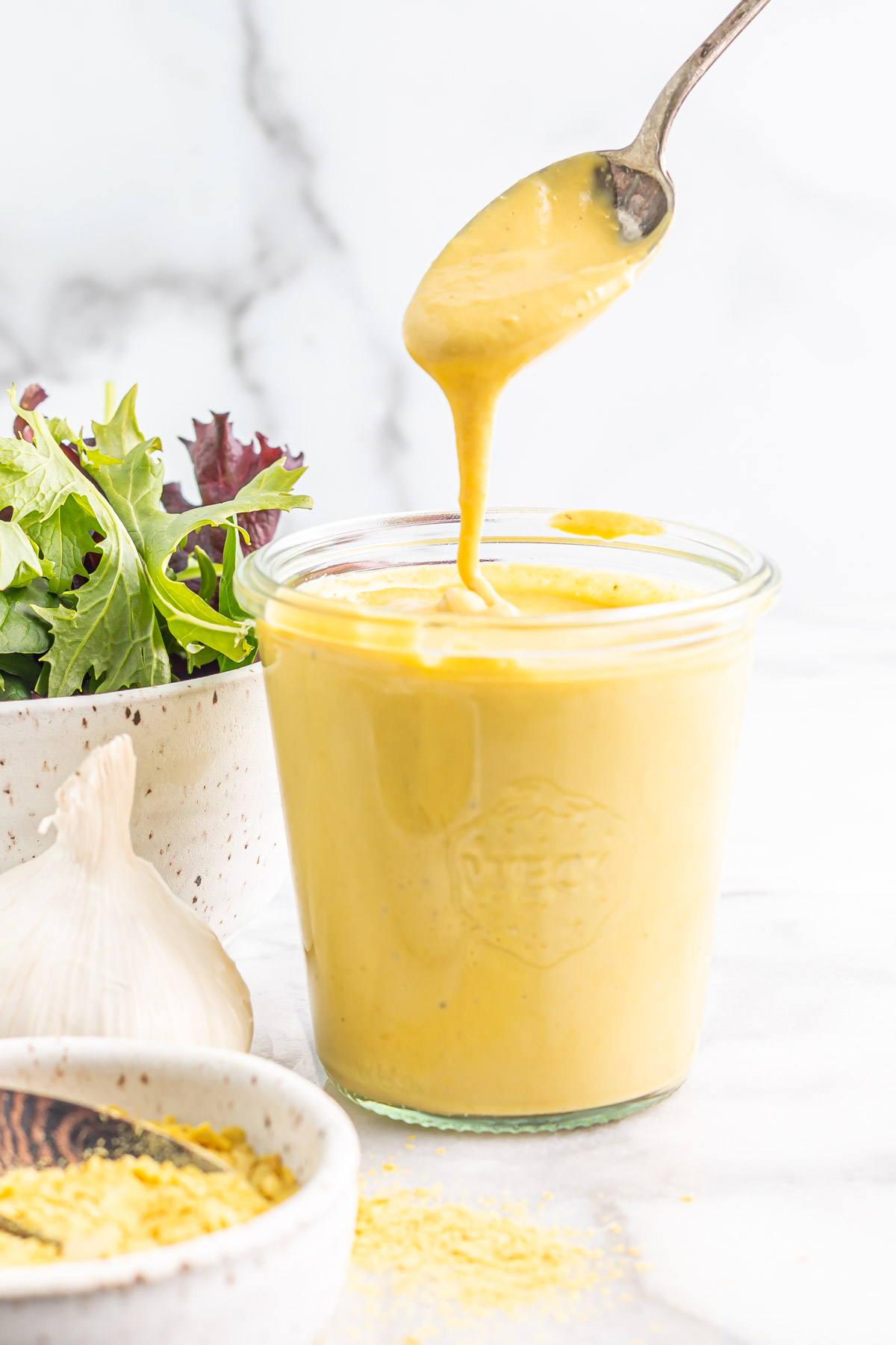 Creamy Nutritional Yeast Salad Dressing