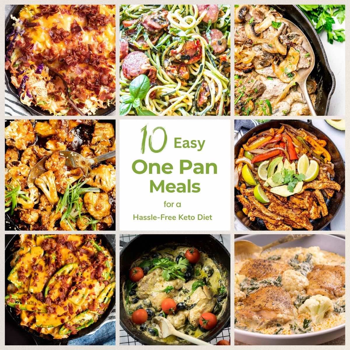 10 Easy One Pan Meals for a Hassle-Free Keto Diet